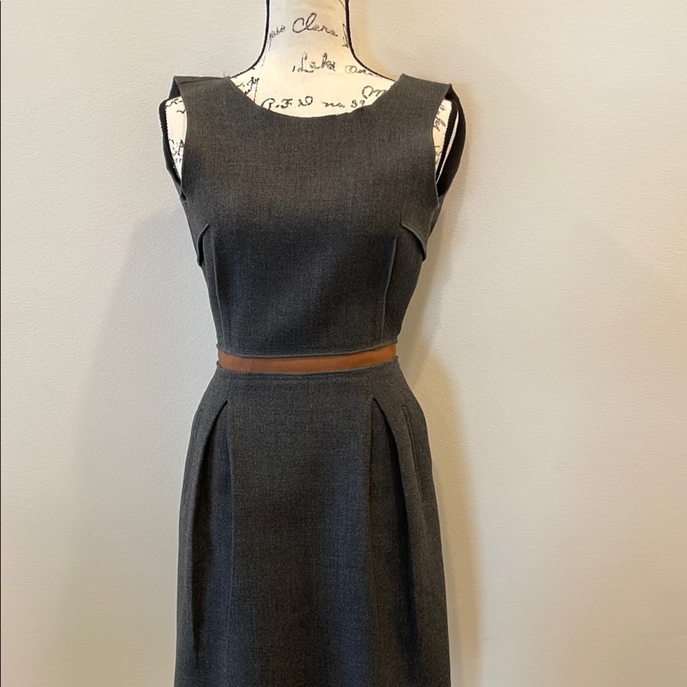 Dolce & Gabbana - Gray Sleeveless Dress